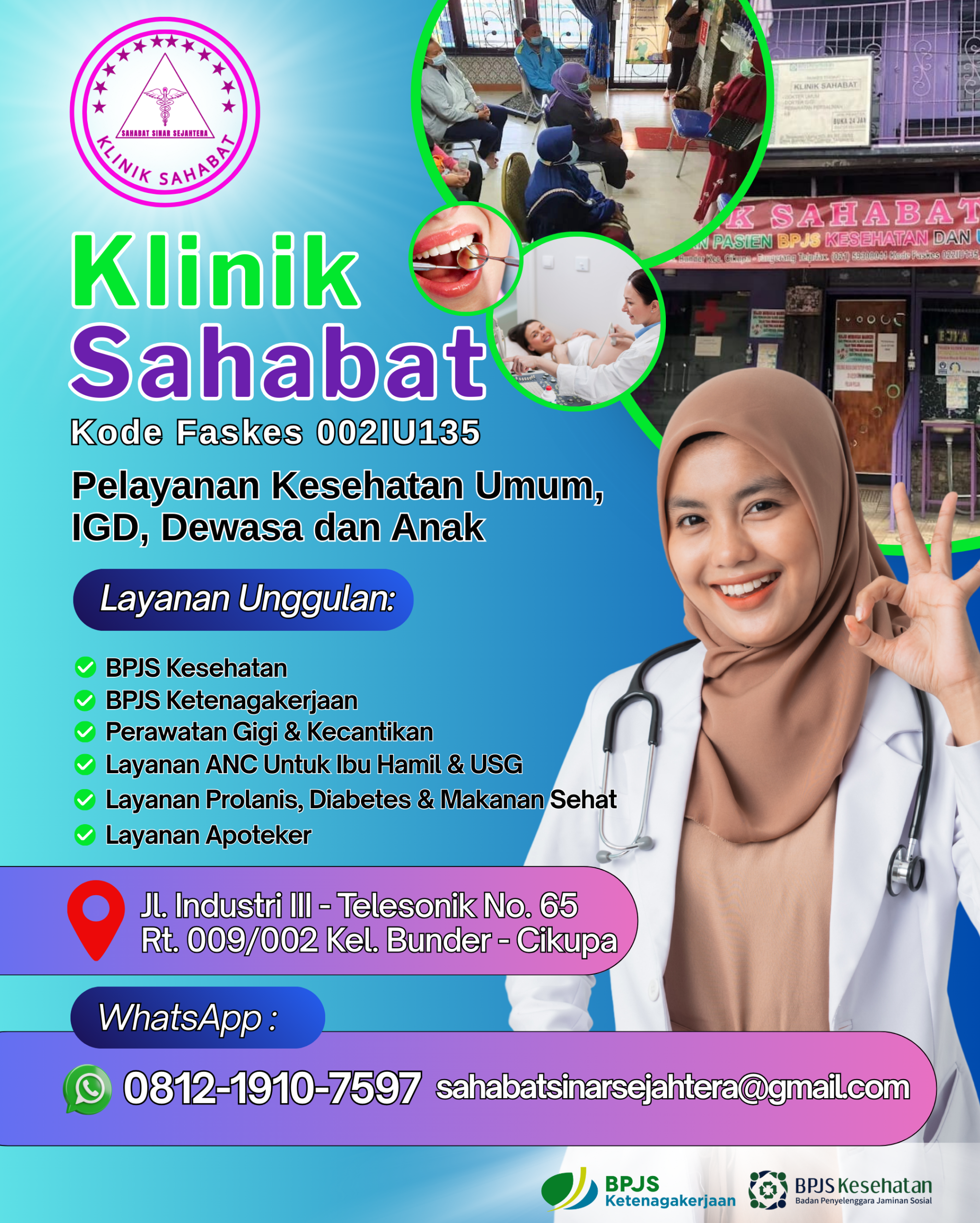 Biru dan Putih Modern Klinik Kecantikan Instagram Post (1)
